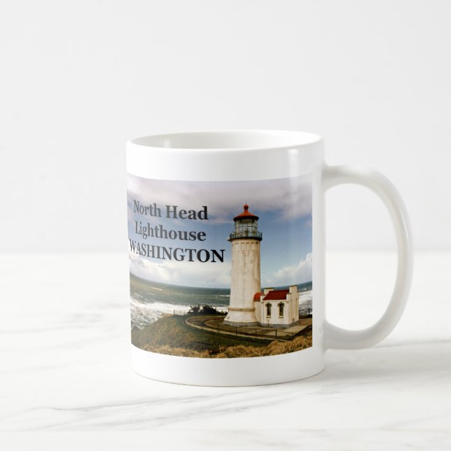 Phare de North Head, Washington Mug (Droite)