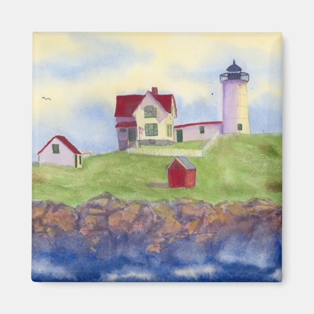 Phare de Nubble York Maine Aimant (Devant)