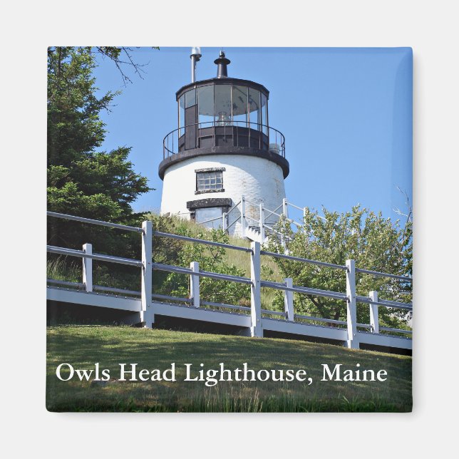 Phare de Owls Head, Maine Magnet (Devant)