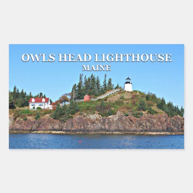 Phare de Owners Head, Stickers Maine (Devant)