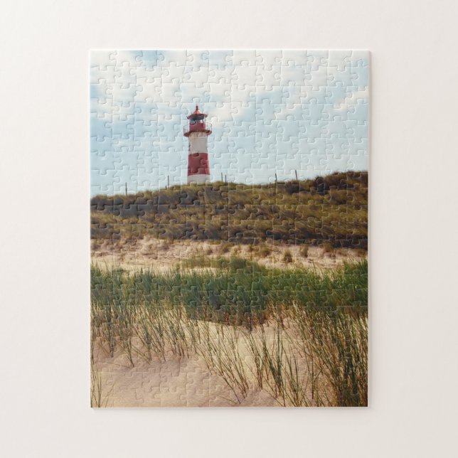 Phare de plage de Puzzles pittoresques Photographe (Vertical)