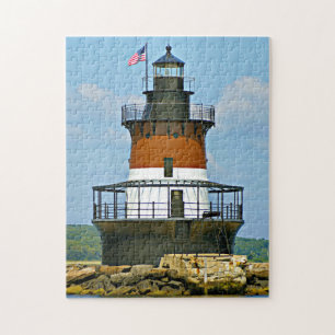 Phare de Plum Beach, Rhode Island Jigsaw Puzzle