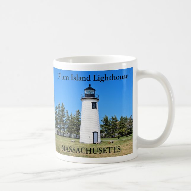 Phare de Plum Island, Massachusetts Mug (Droite)