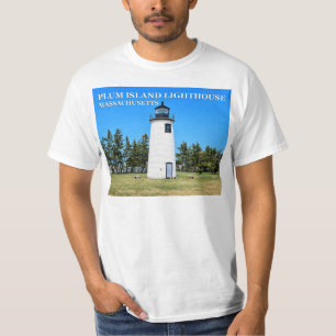 Phare de Plum Island, T-Shirt Massachusetts