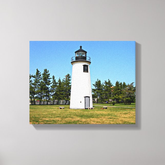 Phare de Plum Island, toile enroulée MA (Recto)
