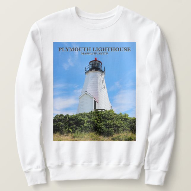 Phare de Plymouth, , Sweatshirt du Massachusetts (Design devant)