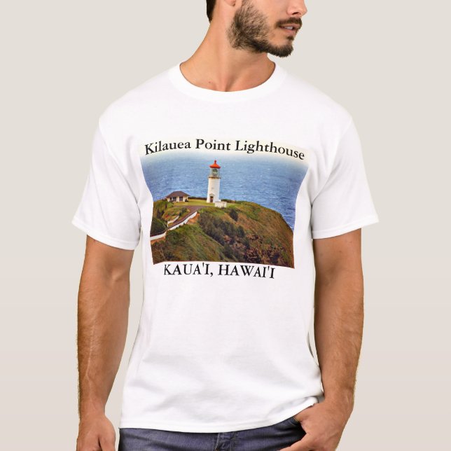 Phare de point de Kilauea, Kaua'i, T-shirt de (Devant)