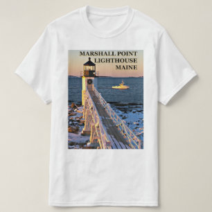 Phare de point de Marshall, T-shirt de Clyde Maine