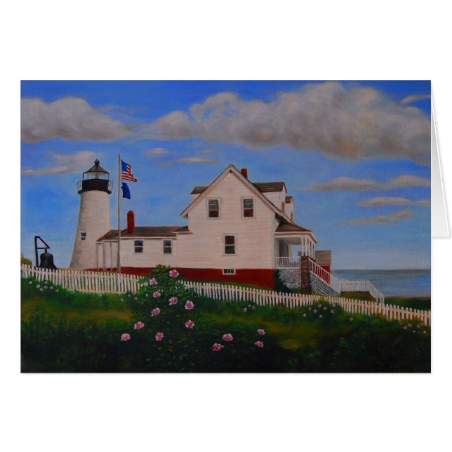 Phare de point de Pemaquid, Maine (Devant horizontal)