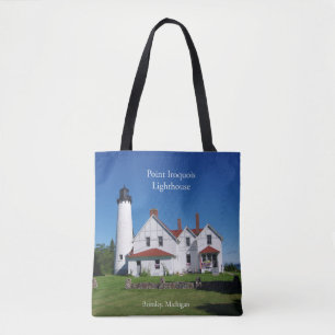 Phare de Point Iroquois sur tout le sac fourre-tou