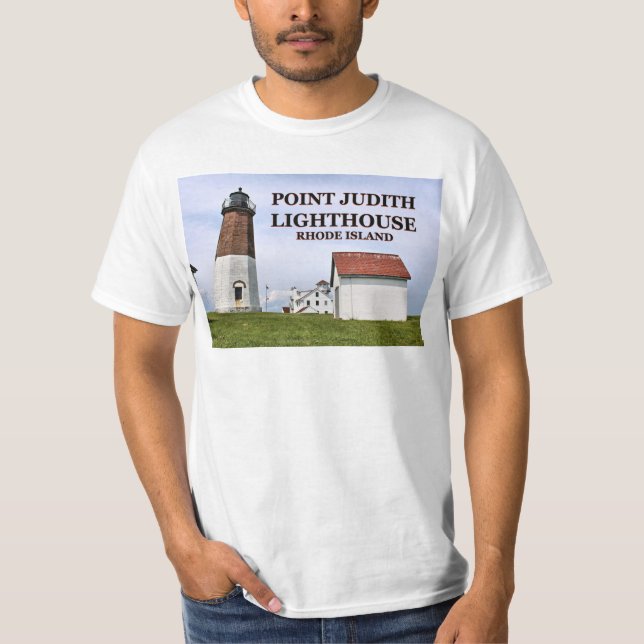 Phare de Point Judith, T-shirt Rhode Island (Devant)