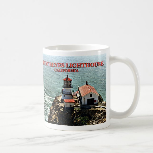 Phare de Point Reyes, Californie Mug (Droite)
