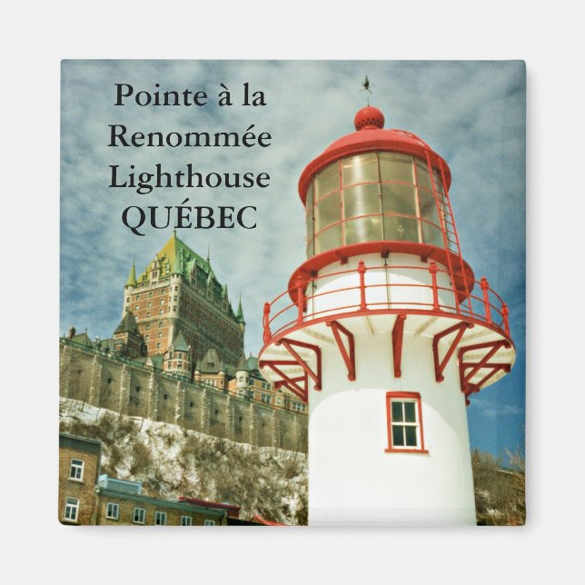 Phare de Pointe à la Renommée, Québec Magnet (Devant)