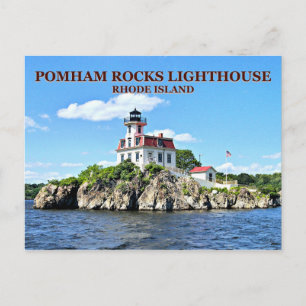 Phare de Pomham Rocks, Rhode Island Carte postale