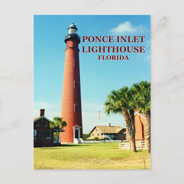 Phare de Ponce de Leon Inlet, Floride Carte postal (Devant)