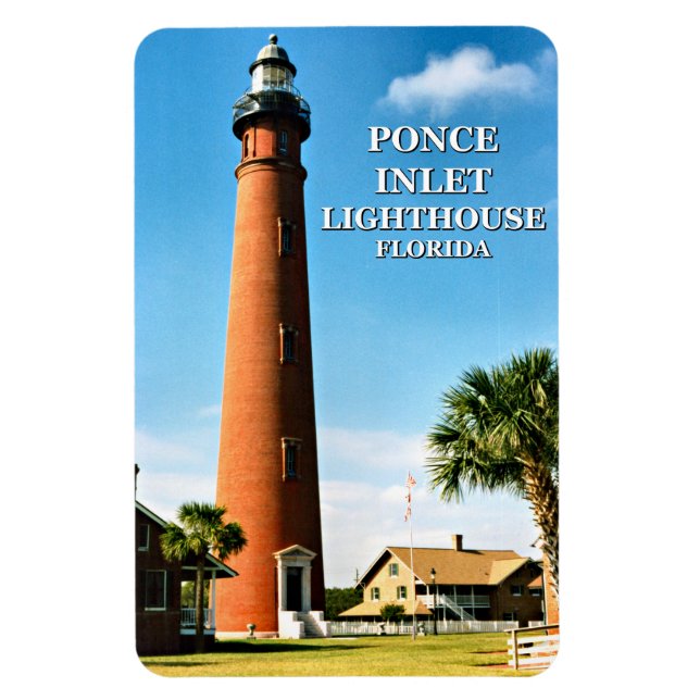 Phare de Ponce Inlet, Floride Magnet Flexi (Vertical)