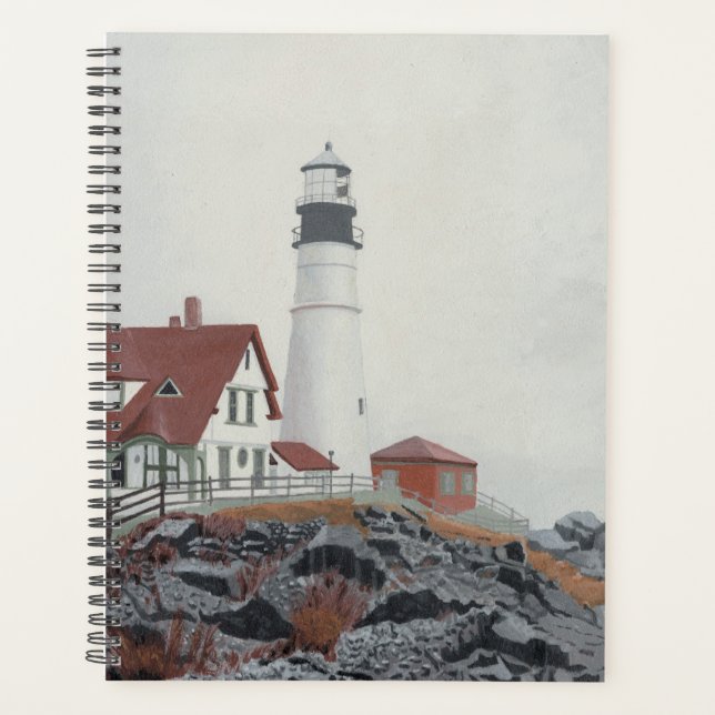 Phare de Portland Head dans le brouillard (Devant)