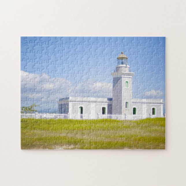 Phare de Porto Rico. Puzzle (Horizontal)