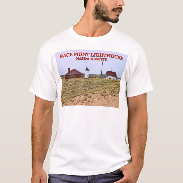 Phare de Race Point, T-shirt Massachusetts (Devant)