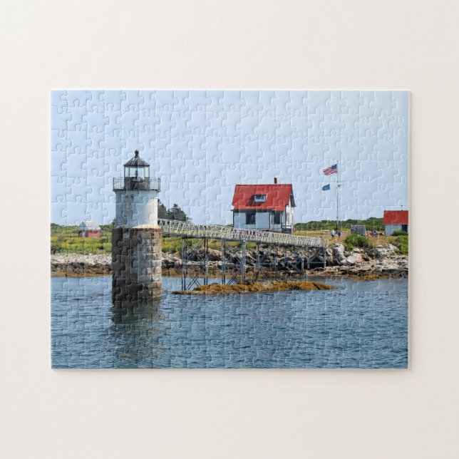 Phare de Ram Island, Maine Jigsaw Puzzle (Horizontal)