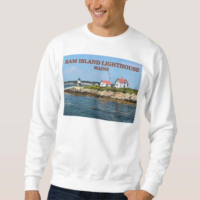 Phare de Ram Island, Sweatshirt du Maine (Devant)