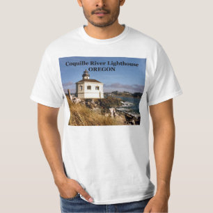 Phare de rivière de Coquille, T-shirt de l'Orégo