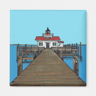 Phare de Roanoke Marshes - Magnet
