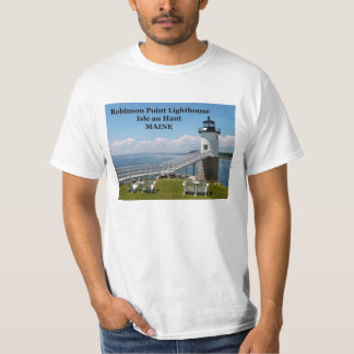 Phare de Robinson Point, T-Shirt Maine