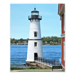 Phare de Rock Island, New York 8x10 Photo Imprimer