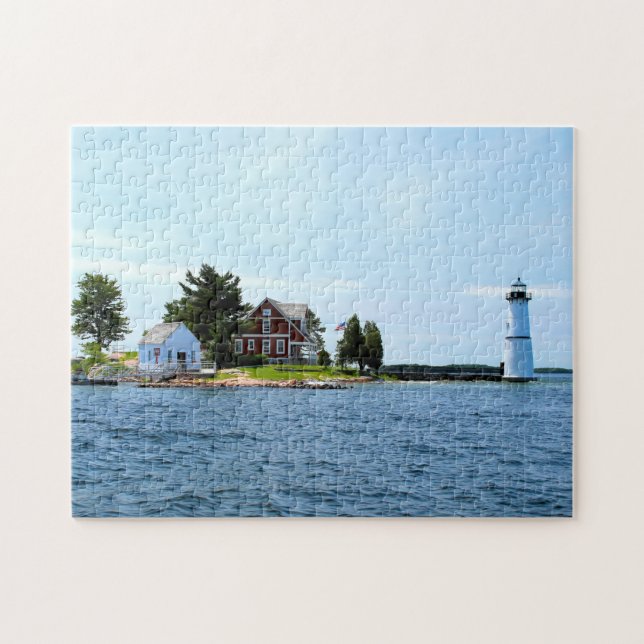 Phare de Rock Island, New York Jigsaw Puzzle (Horizontal)