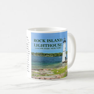 Phare de Rock Island, New York Mug