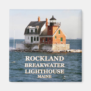 Phare de Rockland Breakwater, Maine Magnet