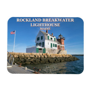 Phare de Rockland Breakwater, Maine Magnet photo