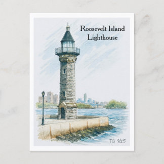 Phare de Roosevelt Island NYC Carte postale
