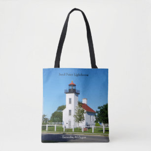 Phare de Sand Point sur tout le sac fourre-tout