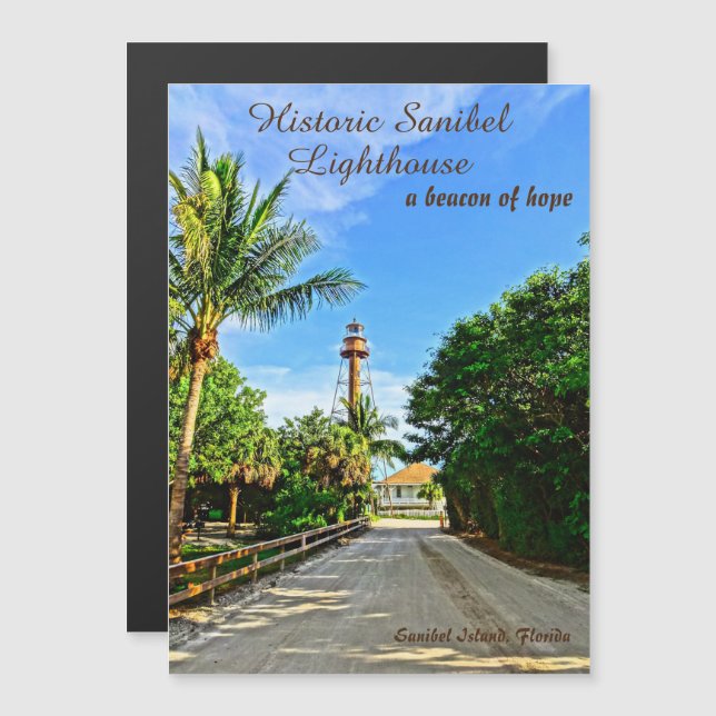 Phare de Sanibel Island Floride Phare de l'espoir (Devant / Derrière)