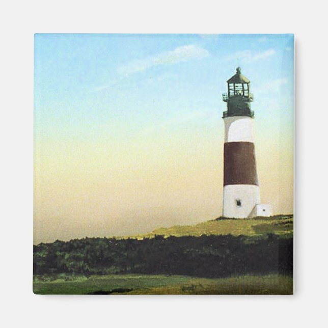 Phare de Sankaty Head Nantucket Magnet (Devant)