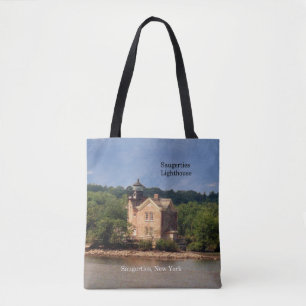 Phare de Saugerties sur tout le sac fourre-tout