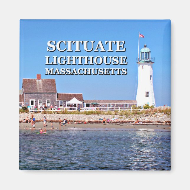 Phare De Scituate, Magnet Du Massachusetts (Devant)