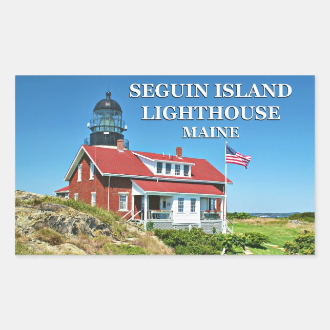 Phare de Seguin Island, Stickers Maine (Devant)