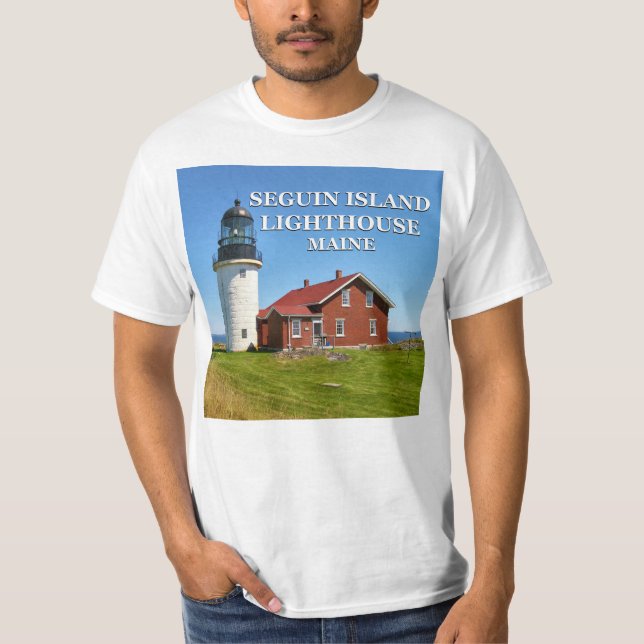 Phare de Seguin Island, T-Shirt du Maine (Devant)