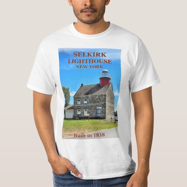 Phare de Selkirk, New York T-Shirt (Devant)