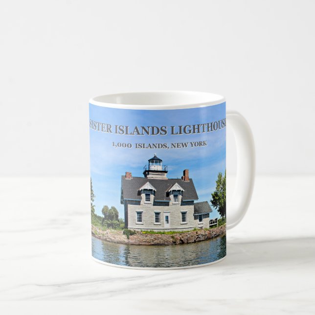 Phare de Sister Islands, New York Mug (Devant droit)