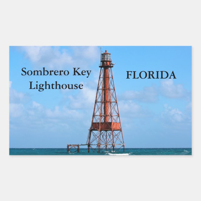 Phare de Sombrero Key, Autocollants Floride (Devant)
