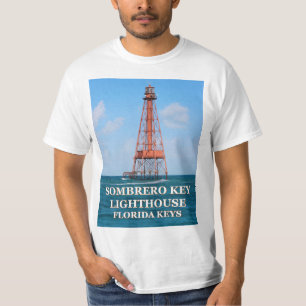 Phare de Sombrero Key, Chemise T-Shirt Florida Key