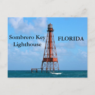 Phare de Sombrero Key, Floride Carte postale