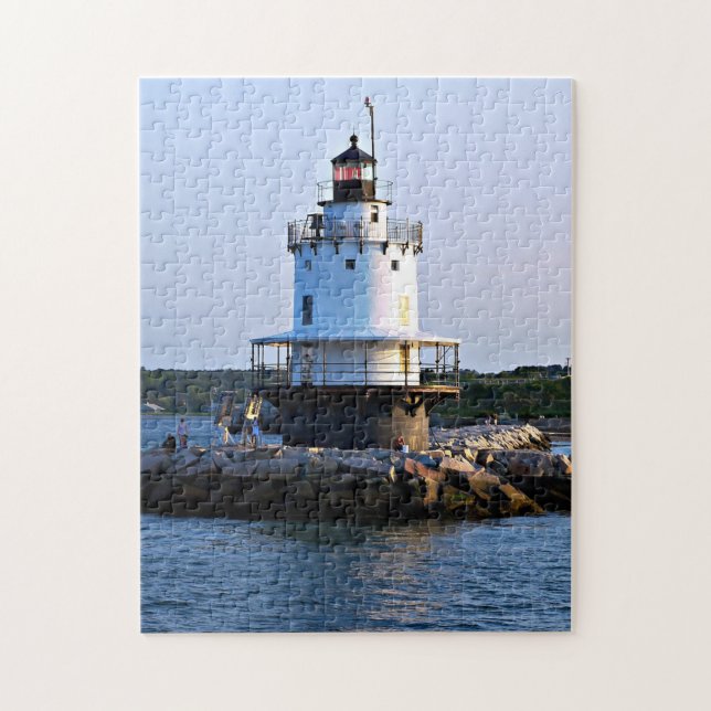 Phare de Spring Point Ledge, Puzzle du Maine (Vertical)
