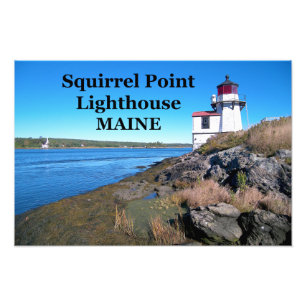 Phare de Squirrel Point, Maine Imprimer Photo