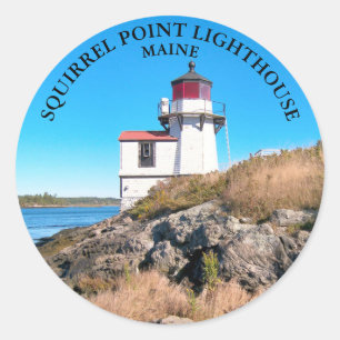 Phare de Squirrel Point, Stickers ronds du Maine