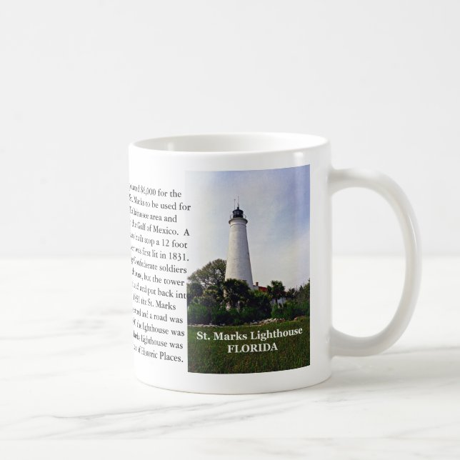 Phare de St. Marks, Mug Floride (Droite)